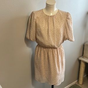 Beige and cream printed Forever21 dress
